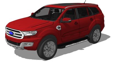 超精细汽车模型 福特 ford everest 2017